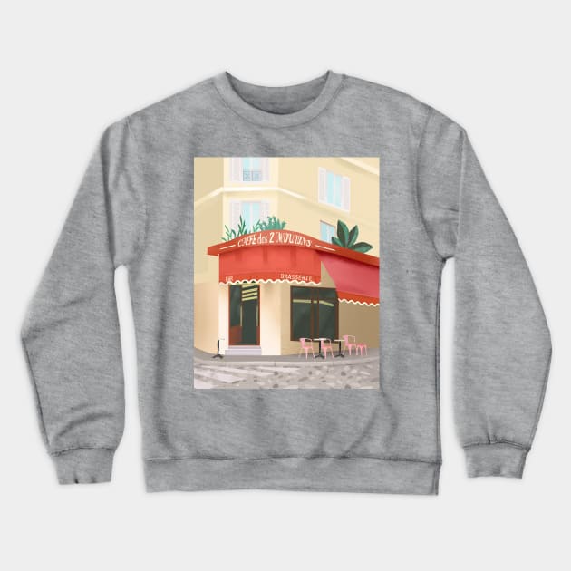 Montmartre, Paris Crewneck Sweatshirt by Petras